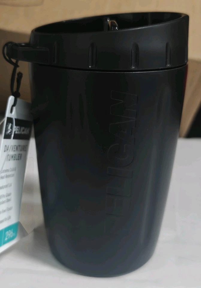 Vaso Pelican Dayventure 10 OZ frío extremo y retención de calor en negro Foto 2 de 4