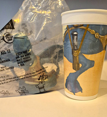 Star Wars Episode I Phantom Menace Watto Lid Cup 1999 Taco Bell Pizza Hut KFC
