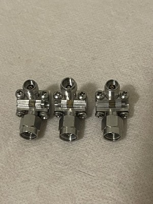 Lot of3 Southwest Microwave 66049 Precision SMA Microstrip End Launch Connectors