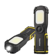 LED Work Light Rechargeable, 5200mAh Magnetic Work Light with 180  Rotation a...