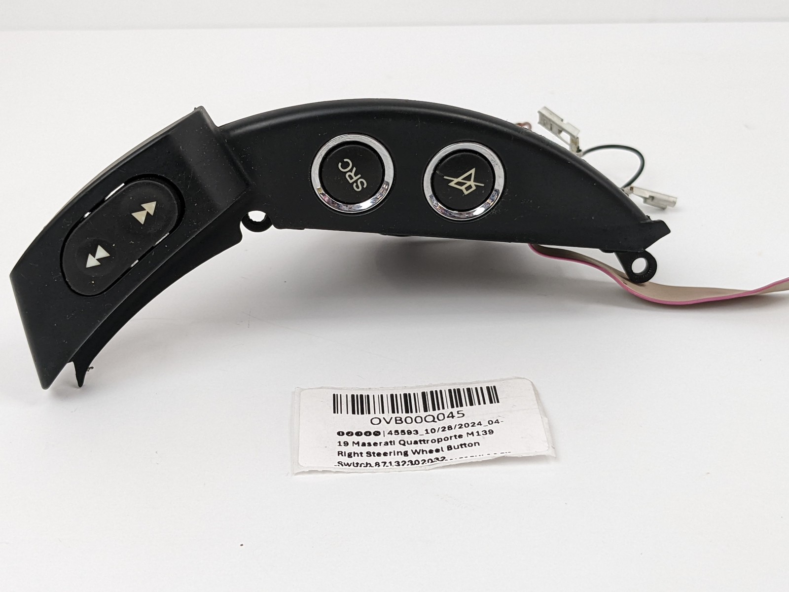 04-19 Maserati Quattroporte M139 Right Steering Wheel Button Switch 87132302032