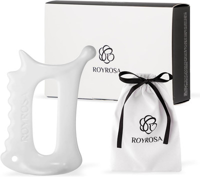 ROYROSA  로이로사괄사 K-Beauty, 100% Ceramic Guasha, Facial and Body Acupuncture Thera