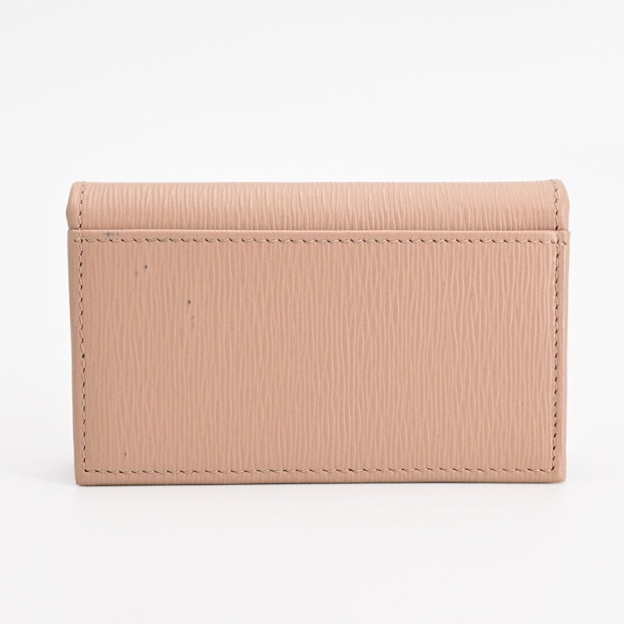 PRADA Card Case Beige Leather 1MC122 Used AB thumbnail 3