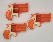 Lot of 3 Imperial Play Plastic Mini Cap Guns 2014 Derringer Size