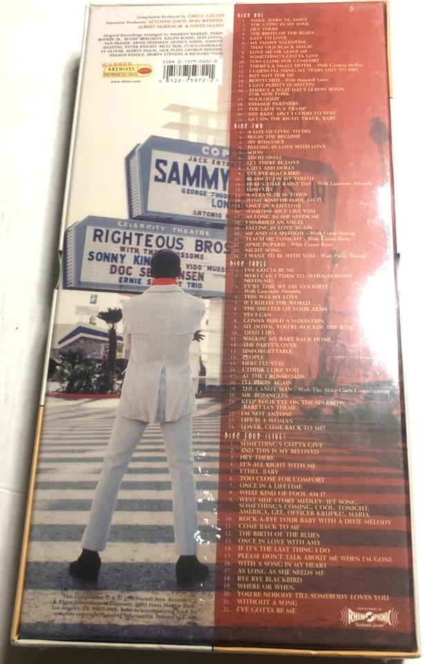 Sammy Davis Jr Yes I Can ! The Sammy Davis Jr. Story 4x CD Box 1999 Rhino New - Image 2 of 4