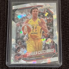 2025 Panini WNBA Prizm- Ice Prizm #60 Tamika Catchings- Indiana Fever