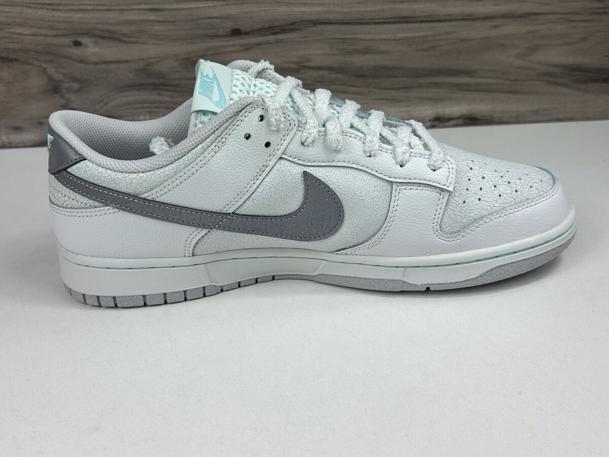NEW Nike Dunk Low Retro SE Summit White Metallic Silver NEW Nike Dunk Low Retro SE Summit White Metallic Silver
