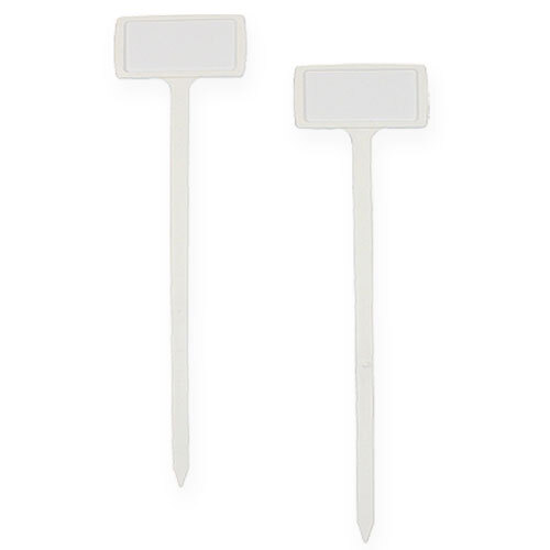 Targhette per piante resistenti alle intemperie robuste scritte da giardino 50 cm set da 10 pezzi - Foto 1 di 2