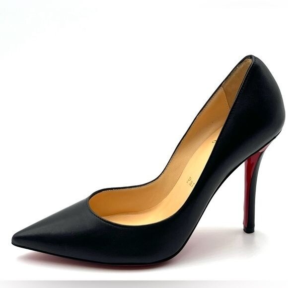 Christian Louboutin Apostrophy 100 Leather Pumps image 2