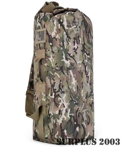 Army Kit Duffel Bag BTP MTP Camo Military Backpack Rucksack Holdall 75L 115L - Picture 2 of 5