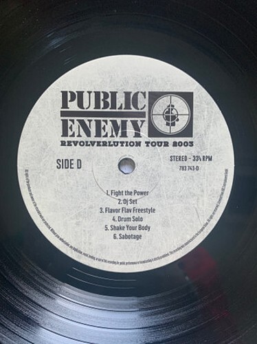 Public Enemy - Revolverlution Tour 2003 - HIP HOP *SEALED
