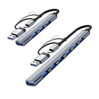 4/7 in 1 Multiport USB-C Hub Typ C zu USB 3.0 Adapter for Macbook Pro Notebook