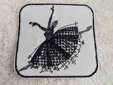 Dancer Ballerina 4" Embroidery Iron-on Patch E37