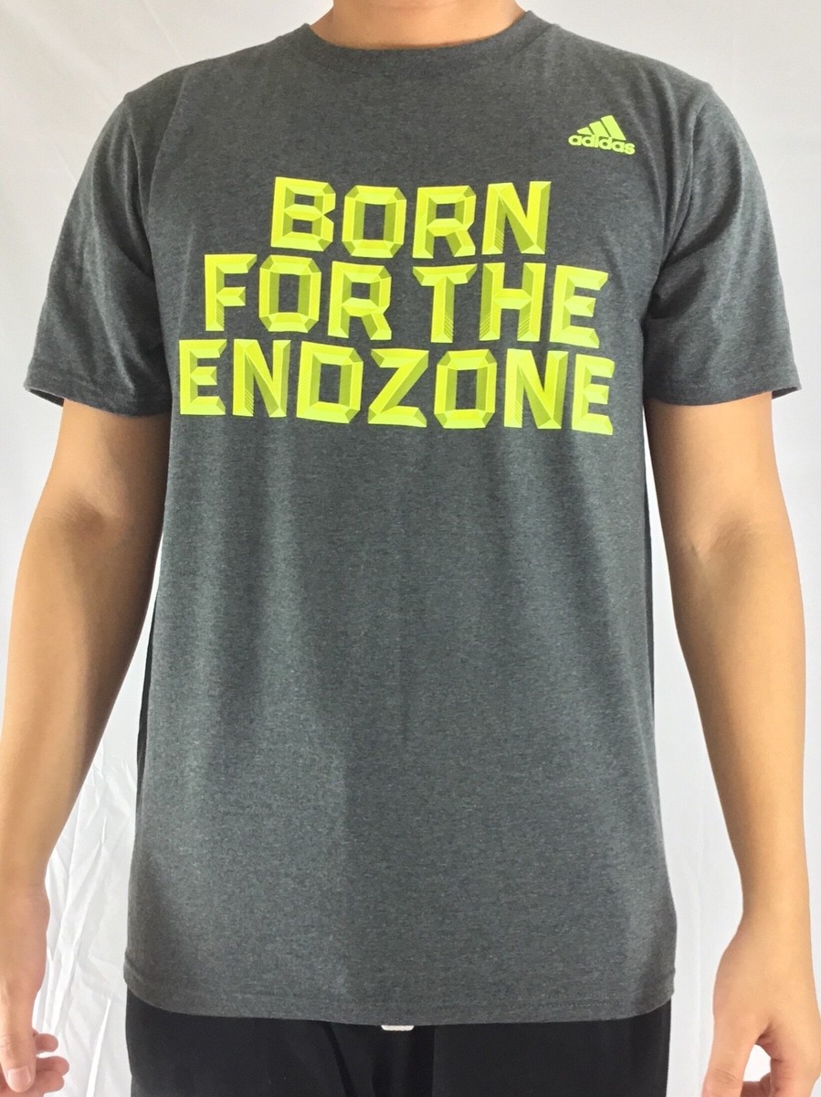 Adidas Men's Shirt The Go To Tee Shirt Born for The Endzone Neon