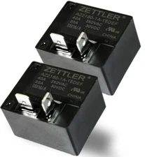 ( Pack of 2)  American Zettler AZ2160-1A-15DEF - 40 A Miniature Power Relay