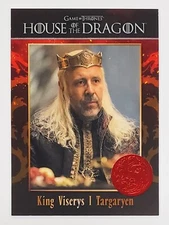 2024 House of the Dragon Season 1 Red #31 King Viserys I Targaryen #28/50