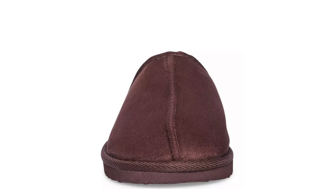 SAOLA Steve Madden Ciabatte Uomo Scamosciate Ecopelle Shearling Suola Gomma Nuove con etichette Tg 9 Marrone