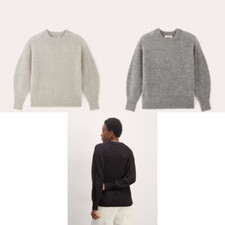 Everlane Womens Cocoon Crew Sweater in Alpaca...
