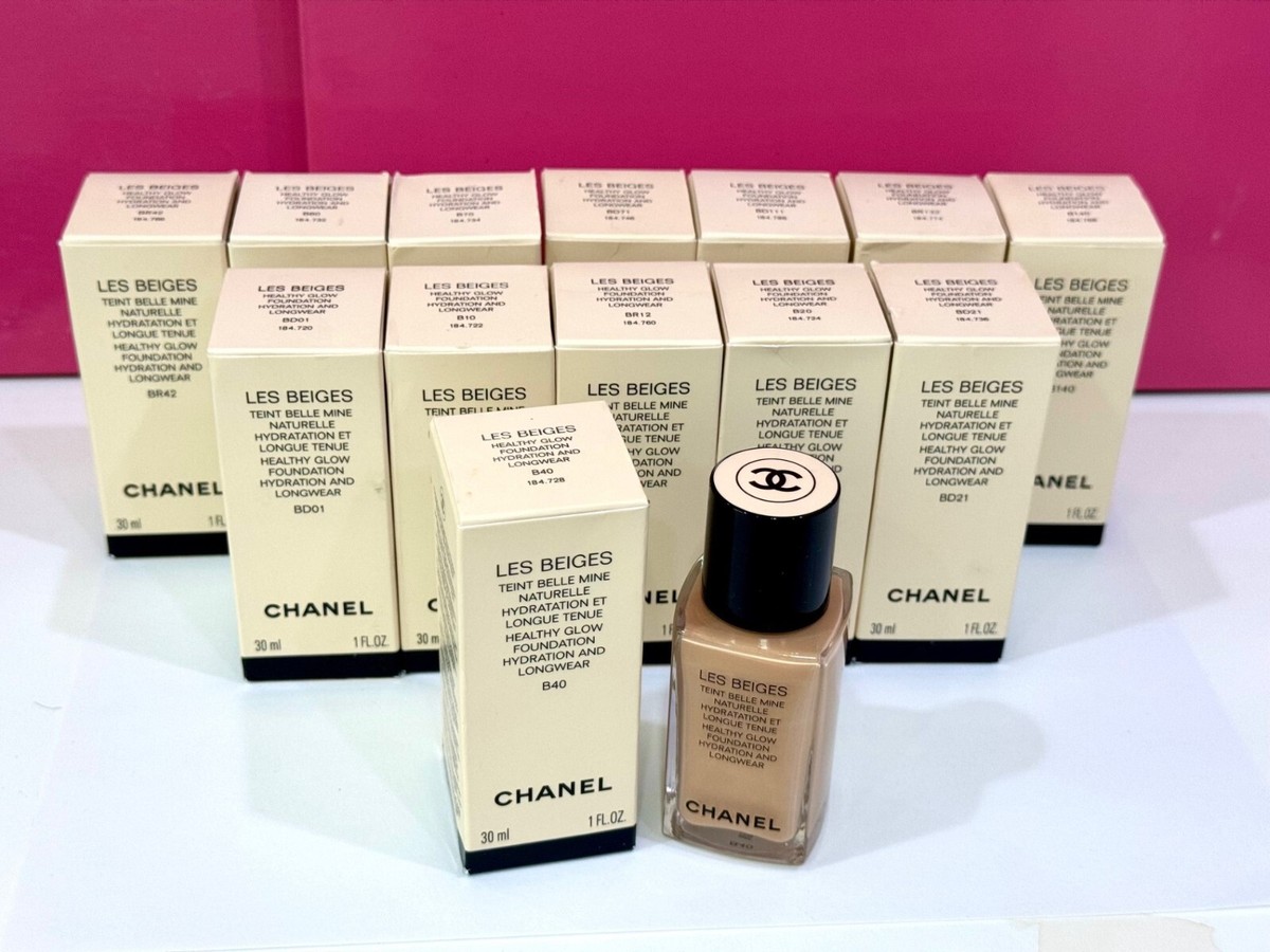 Chanel Les Beiges Healthy Glow Foundation Hydration Longwear 1oz