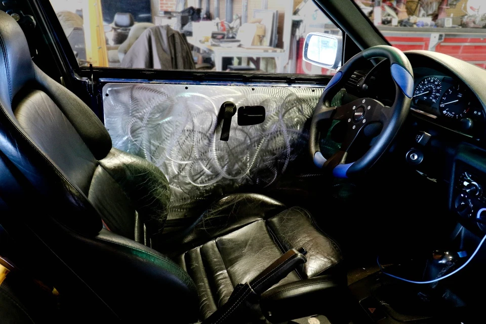 BMW E36 318ti Aluminum Door Panels Skins Race Track Car Cards Delete - Image 4 of 4