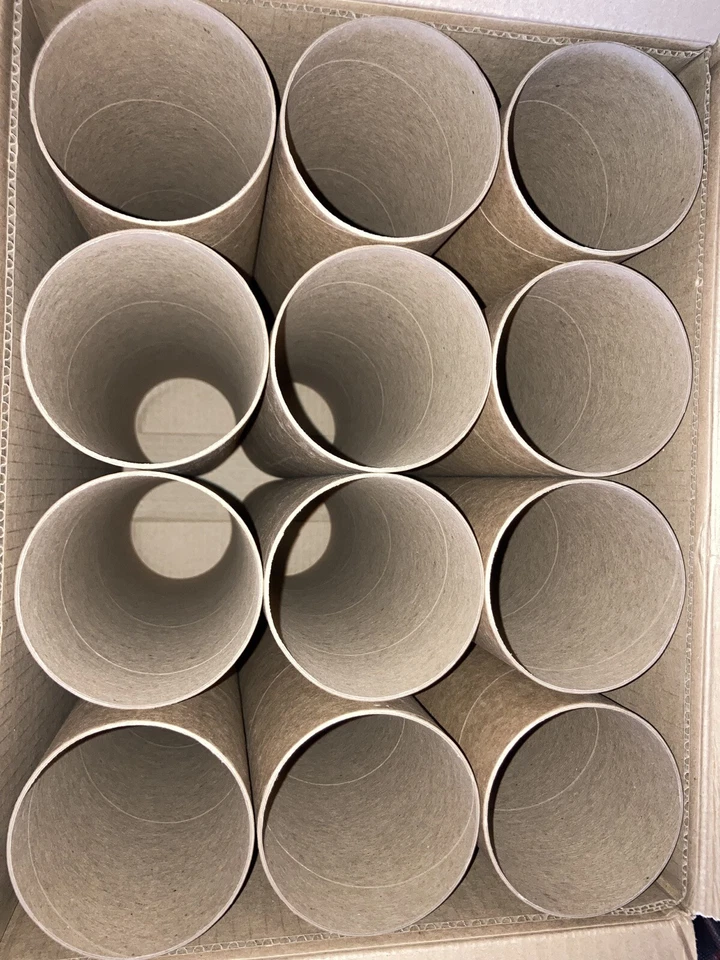 SHIPPING TUBES (2) 4" x 18" Inches Brown Thick Tube (Lot of 2) with Plugs (NEW) - Image 3 of 3