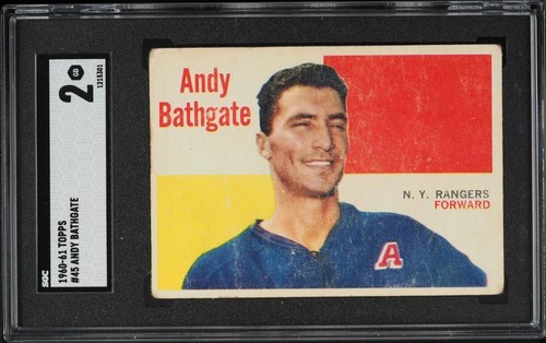 Andy Bathgate #45 1960 Topps card