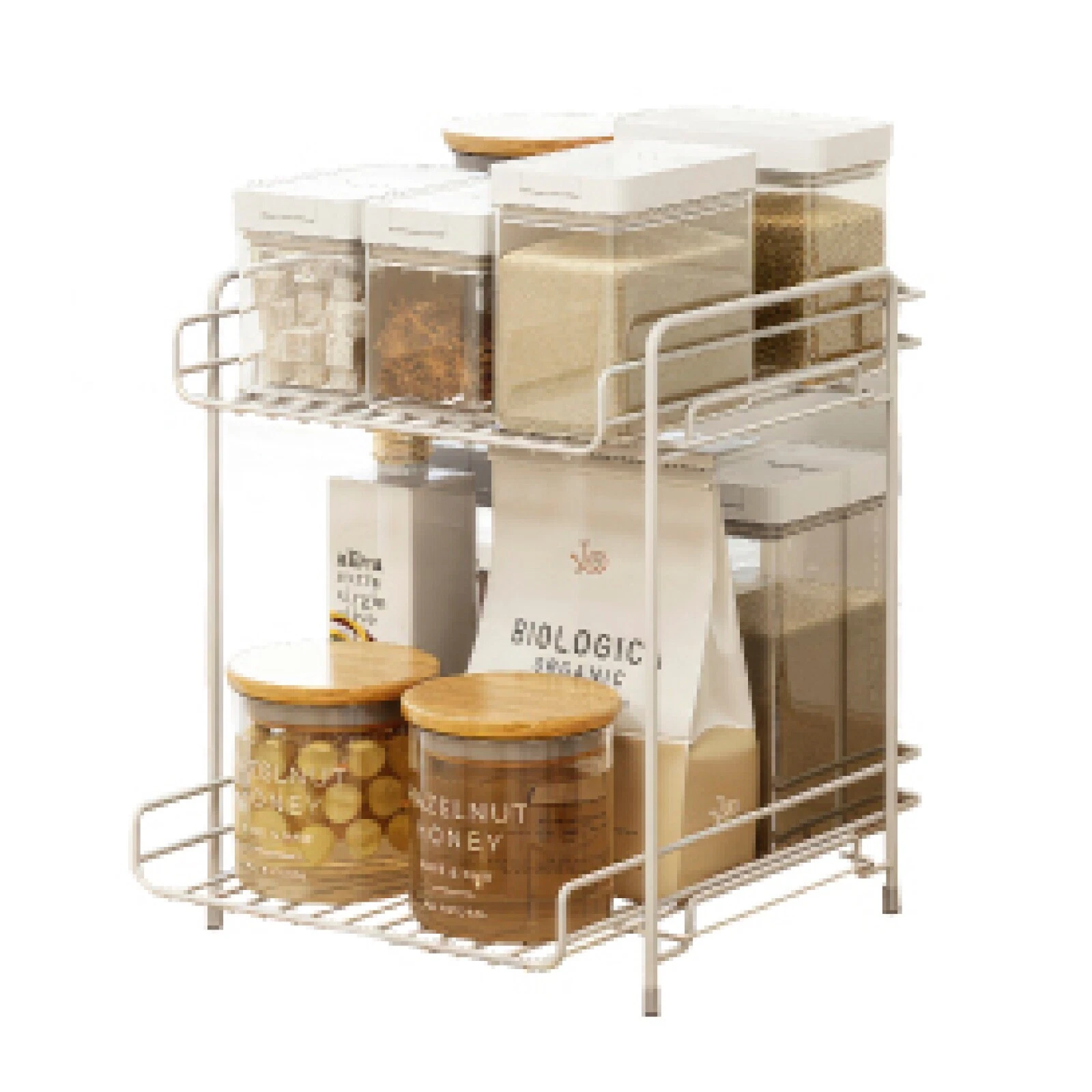Kitchen/Office Worktop/Desktop Organiser Multi-Purpose Shelf & Space-Saving