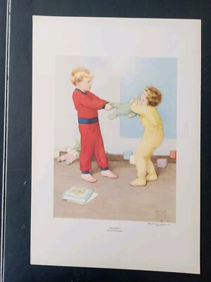 BESSIE GUTMANN Original 1952 Print- 'POPULARITY HAS ITS DISADVANTAGES' - # 825