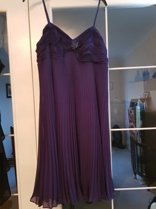 m&s purple dress