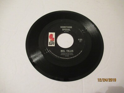 Mel Tillis: Something Special / You Name It / 45 Rpm 1968 VG+