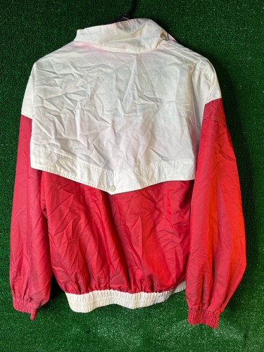 cerruti 1881 sport red and white windbreaker size large - Picture 4 of 6
