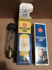 Qty 2 DFY 115-120V 1000W GE Projector Lamp Black Tip New Old Stock
