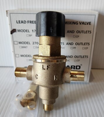 3/8'' COMPRESSION ,EXPOSED  THERMOSTATIC MIXING VALVE -FOR FAUCET ( 25 TO 5 GPM )