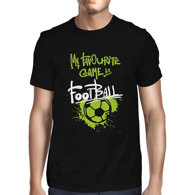 1Tee Herren My Favourite Game Is Fußball T-Shirt