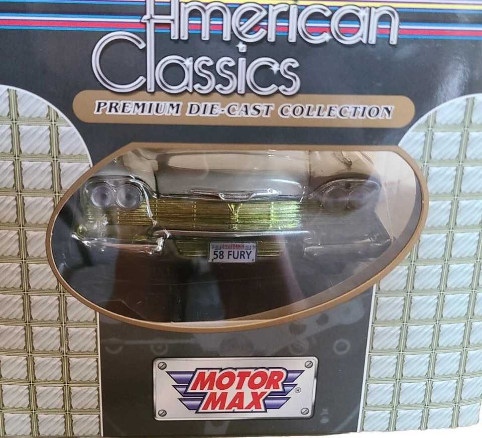 Motor Max American Classics 高级压铸系列 1958 年普利茅斯愤怒 — 第 3/4 张图片