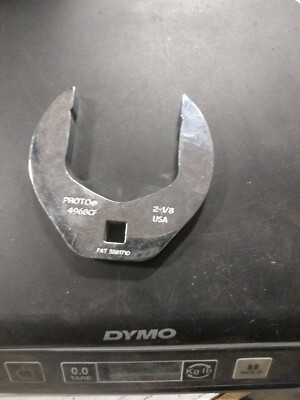 Proto, Crowfoot Wrench, 2-1/8'' Open End 3/8'' Drive, Part #STP-4968CF,Made in USA