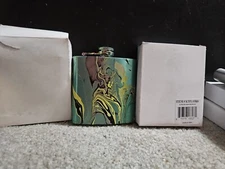 FLASK Stainless Steel 6oz,  Screw Cap Liquor Pocket Liquor Whiskey NEW Lot of 3