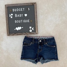 MINI BODEN Denim Cutoff Jean Shorts Size 4Y 4T