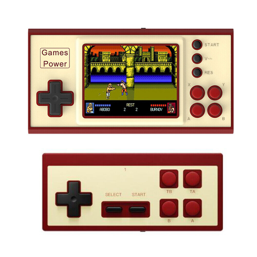 Pocket Handheld Retro Game Console Red