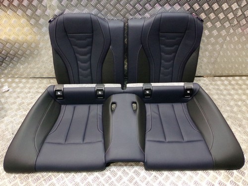 BMW 8 G14 G15 Lederausstattung RUCKSITZ Sitze HINTEN Seat REAR SOFA NACHT BLAU