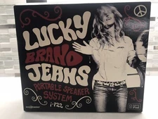 VINTAGE Lucky Brand Jeans Japanese Portable Speaker System iPod RARE NEW NIB