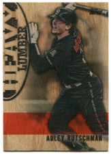 2024 Topps Series 1 Adley Rutschman Heavy Lumber Wood SSP Baltimore Orioles