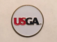 USGA United States Golf Association 1" Flat Coin Style Golf Marker - A Beauty!