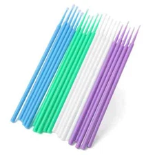 10Packs Disposable Dental Sticks Tooth Applicators Micro Brush 1.2/1.5/2.0/2.5mm