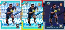 RAEKWON McMILLAN - 3pc 2017 PRIZM Rookies Base, Holo and Red/Yellow Prizm Miami