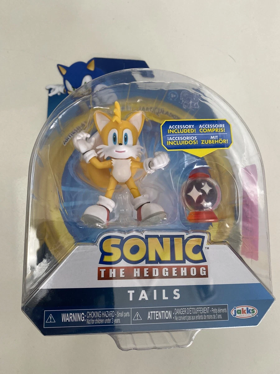 Sonic X The Hedgehog TAILS 3 Bendable Flexy Action Figure
