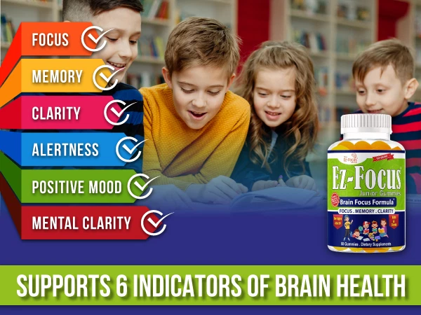 Kids Brain booster supplements Brain Focus Vitamins for Kids & Teens, Brain Booster Support Vitamins, Omega 369