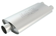 Borla Muffler Pro Xs Oval 3 Center Inlet Dual 2.5 Outlets 24 Overall Length