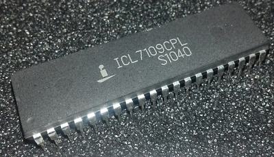 1pcs ICL7109CPL 12bit ADC with 3-State Binary Outputs, = RFT U7109DC/ U739DC