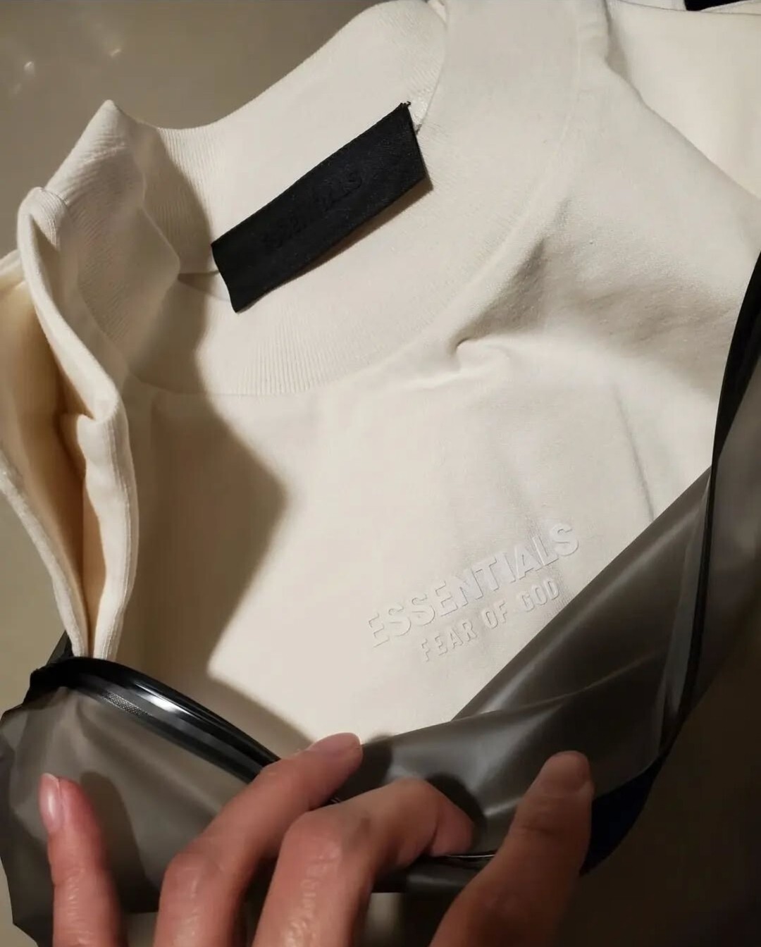 Men's Fear Of God ESSENTIALS Oversized Tee in Small